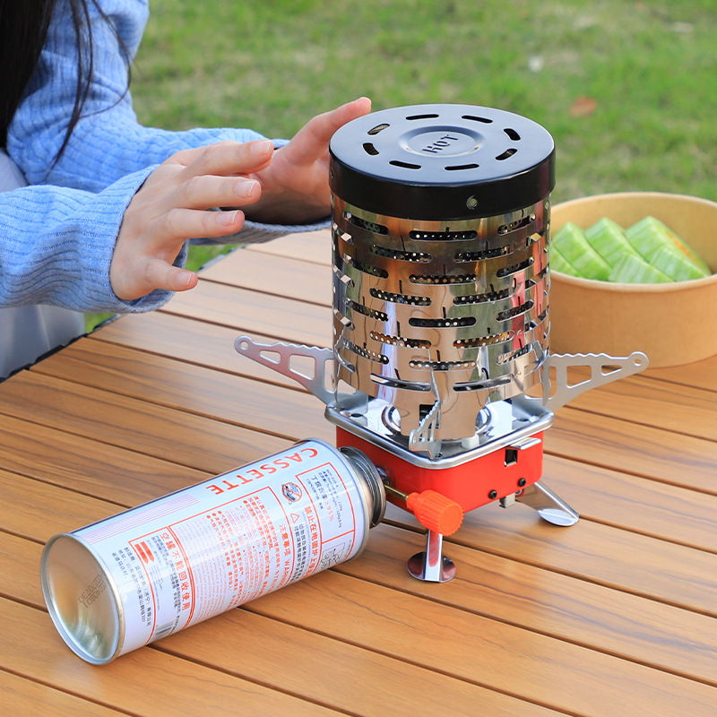 Cross-Border Hot-Selling Outdoor Mini Square Stove Portable Folding Square Stove Camping Stove Picnic Fire Stove Equipment
