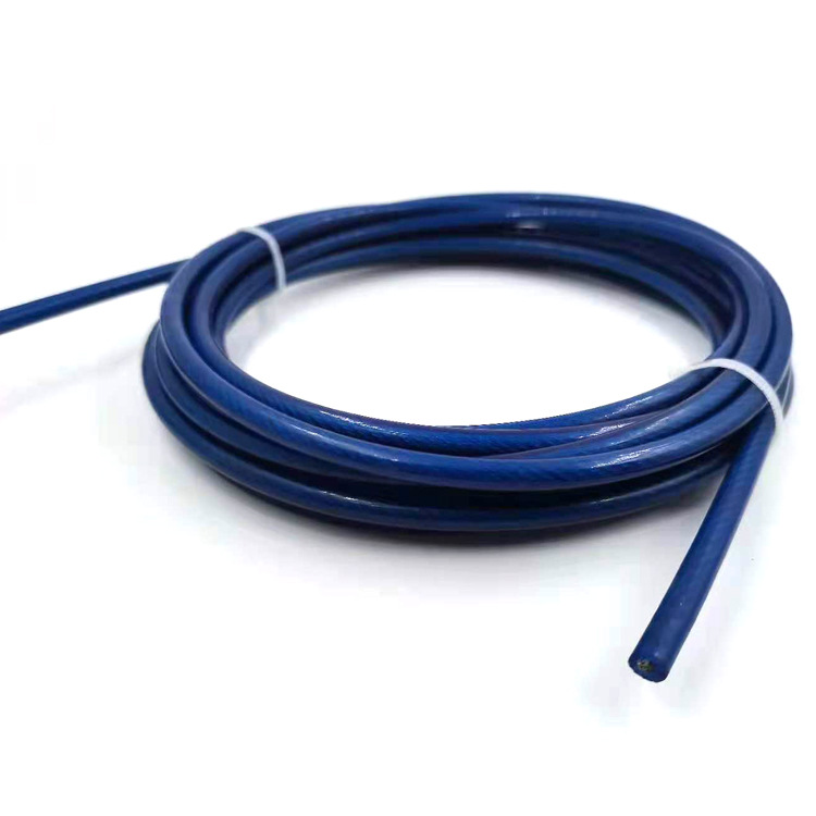 Color-Coated Plastic-Coated Steel Wire Rope, Plastic-Coated, for Pulling, Safety Rope, Clothesline, Pet Leash, Stainless Steel