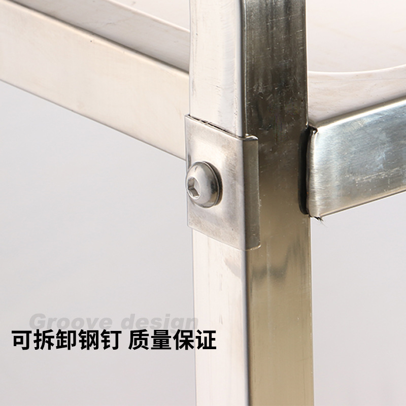 Stainless Steel Dining Cart Trolley Ultra-Thick Disassembly and Assembly Commercial Restaurant Mobile Food Delivery Cart Serving Kitchen Cart Manufacturer