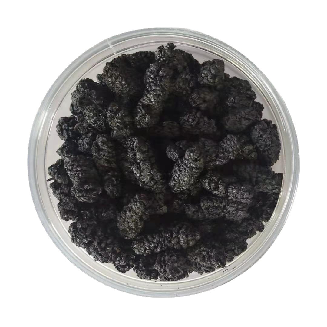 Grade a 25 Years New Arrival Dried Mulberries Edible No-Wash Sichuan Black Mulberries Sand-Free Mulberries Dried Fruit Tea Bulk Wholesale