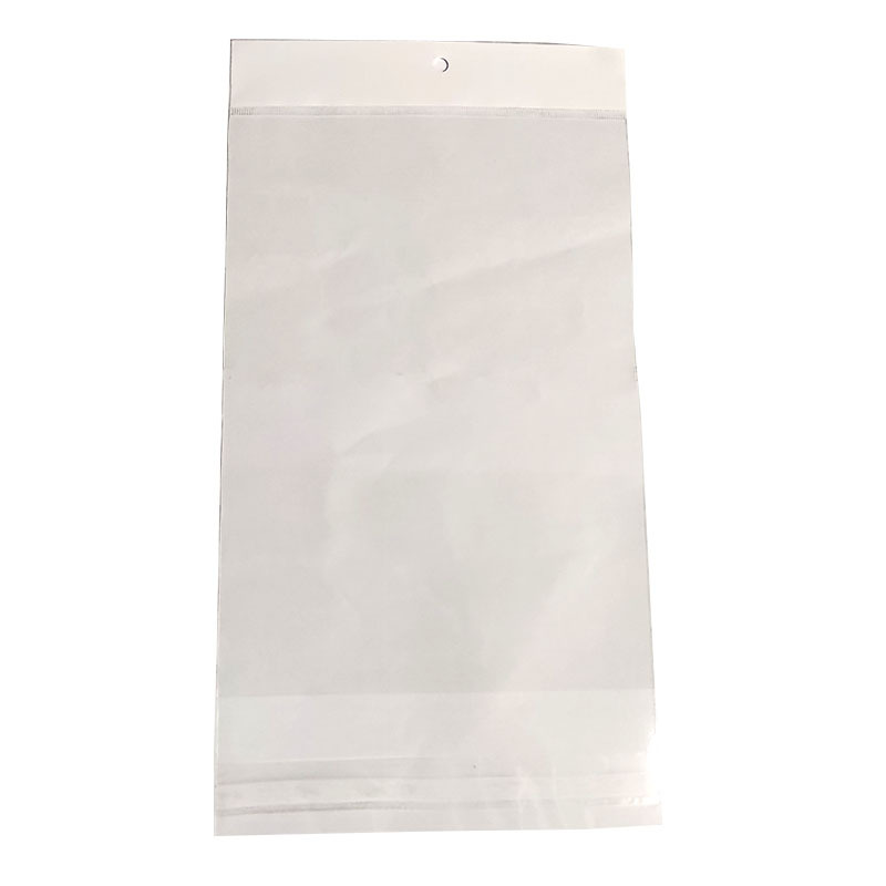 Manufacturer Customized Card Head Large Long Strip Opp Bag Picture Book Notepad Plastic Packaging Bag Opp Transparent Card Head Bag