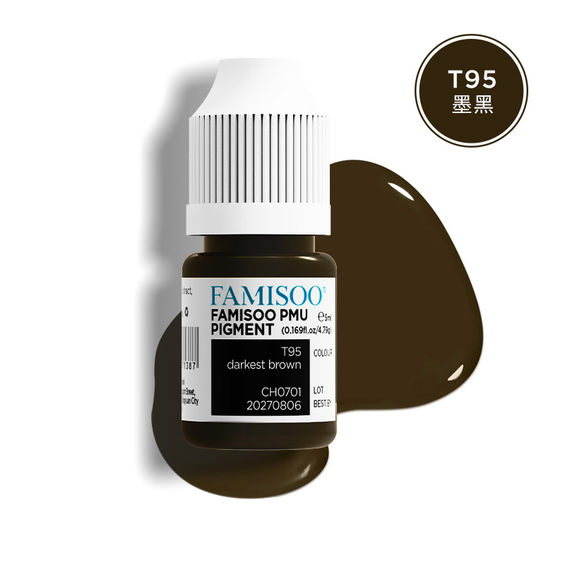 Resap Liquid Eyebrow Tint Concentrate, Non-Red and Non-Blue Eyebrow Tint for Microblading