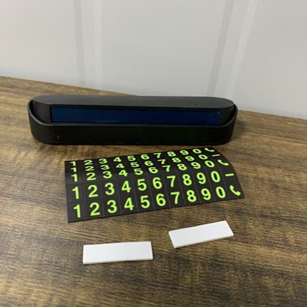 Applicable Gifts Temporary Parking Sign Moving License Plate Advertising Hidden Phone Number Plate Printed Logo Small Gifts Small Gifts