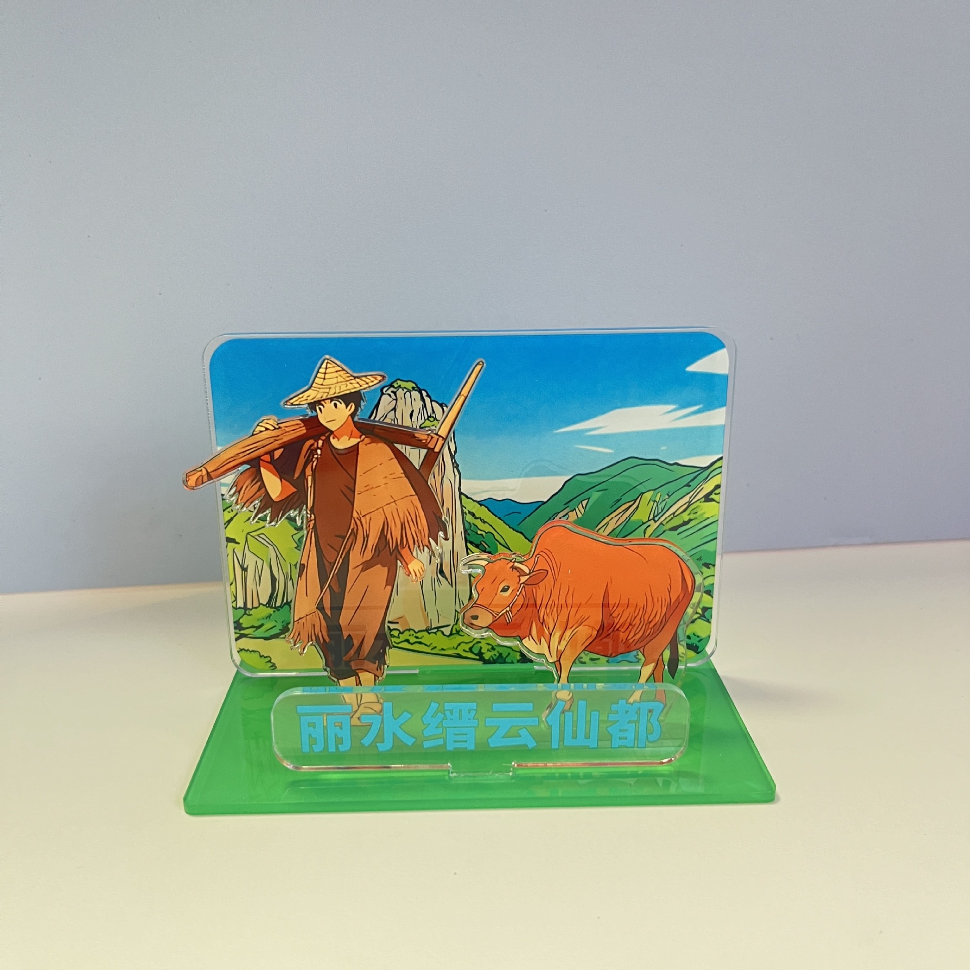 Custom Acrylic Standees with Multiple Slots for Celebrity Anime Merchandise, Company Ip Images, and Desktop Decorations