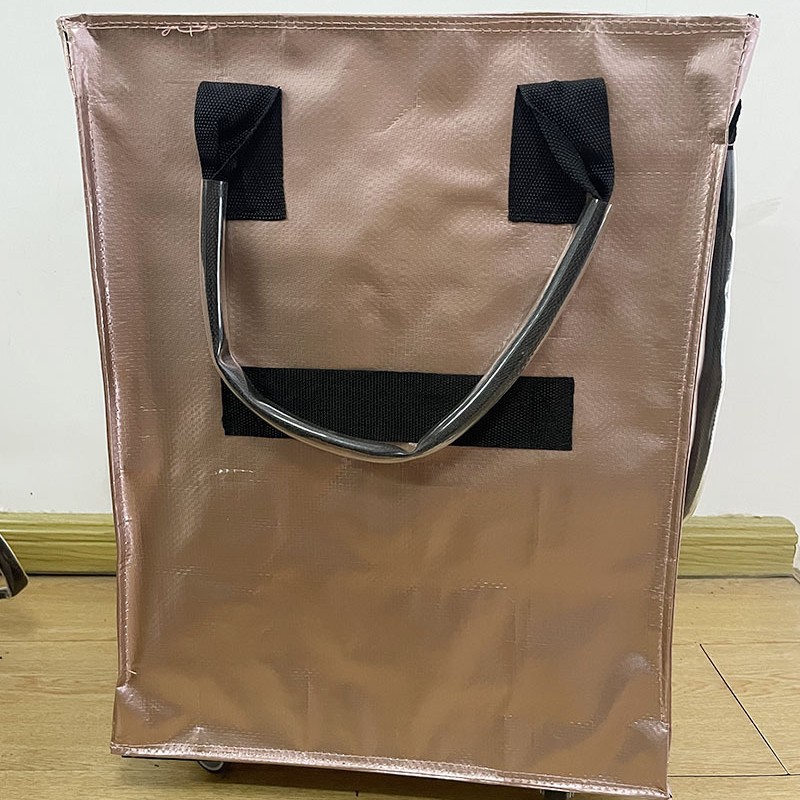 Cross-Border Popular Camping Folding Colorful Trolley Bag Large Capacity Storage Haiken Zipper Bag