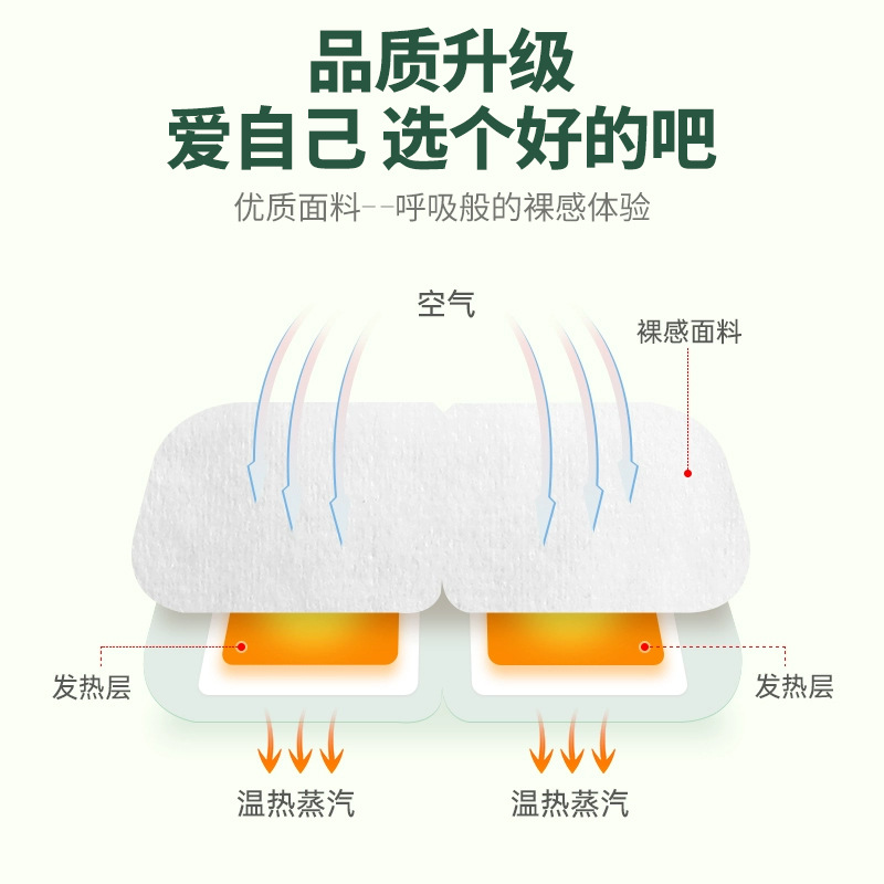 Foreign trade cross-border export South Korea United States and Japan manufacturers wholesale processing self-heating full English hot compress steam eye mask