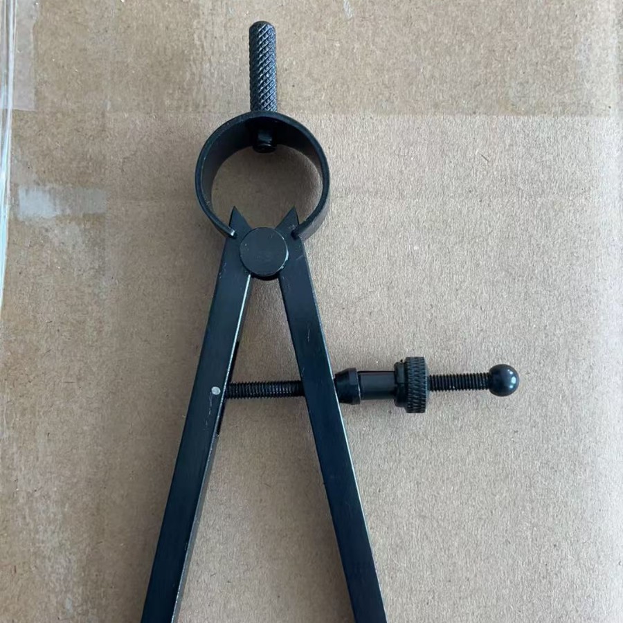 Leather Creaser 125mm Compass 5" Machine Cutting Arc Dividing Gauge Carbon Steel Blackened 6inch Spring Type Dividing Gauge