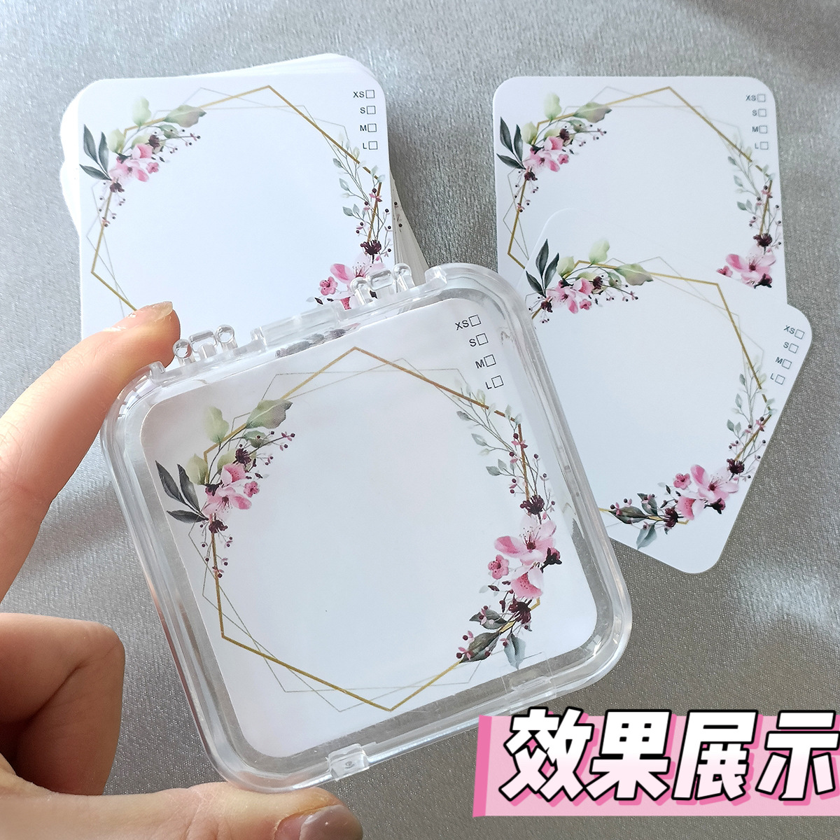 High-end Wearing Armor Card Nail Art Nail Art Background Carpboard Nail Art Light Luxury Packaging Card