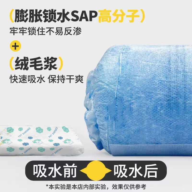 Diapers for male dogs Diapers for dogs Teddy small dogs Pet physiological period safety pants for dogs Diapers