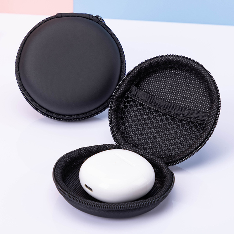 RoUnd EVA Bag BlUetooth Headphone Bag Data Cable Cosmetics Bag U Disk Zipper Bag 3c Digital ProdUct Packaging Box