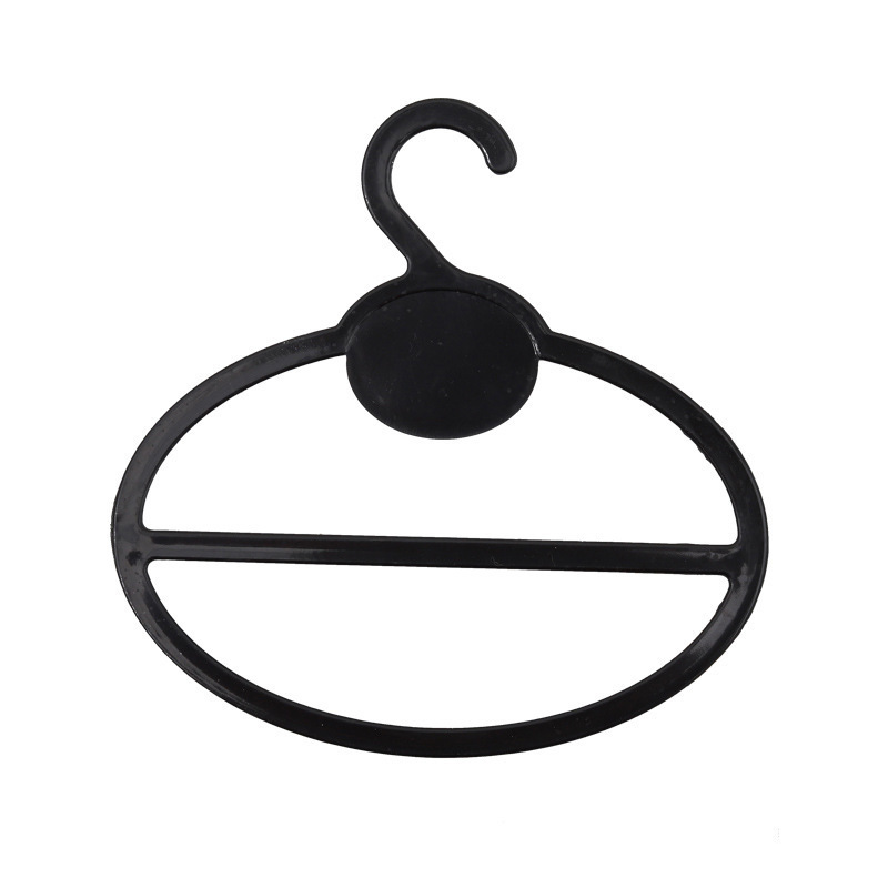 Scarf rack plastic oval double-layer scarf scarf display hook cross stitch hanging thread bath towel hanger hook wholesale