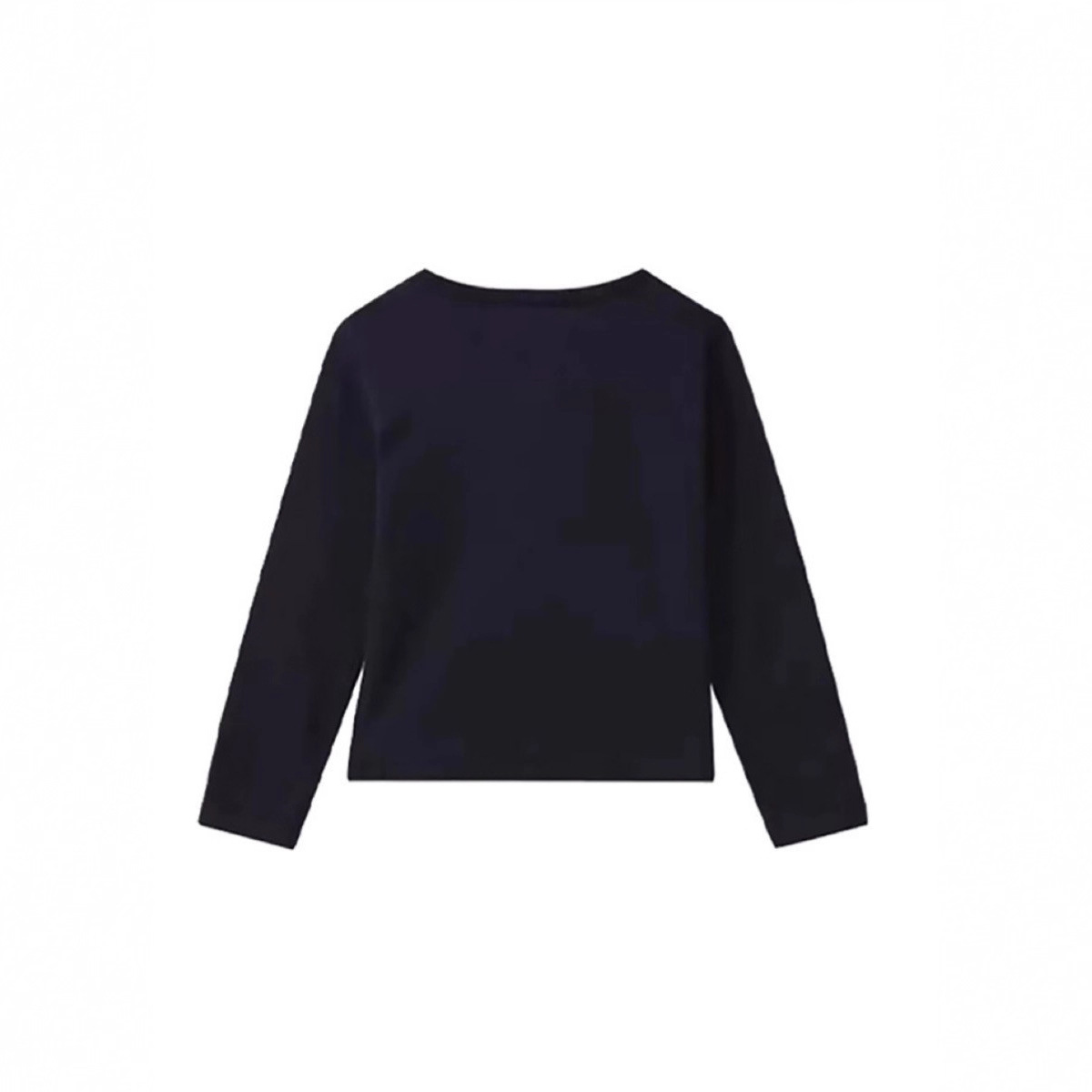 2024 New Girls Cherry Embroidery Korean Cardigan Baby Girl College Style Long Sleeve Cotton Sweater Autumn and Winter