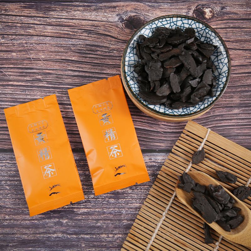 Jiuhuashan Nine-Made Polygonatum Tea Nine-Steamed and Nine-Dried Polygonatum Tea Large Volume Factory Direct Sales