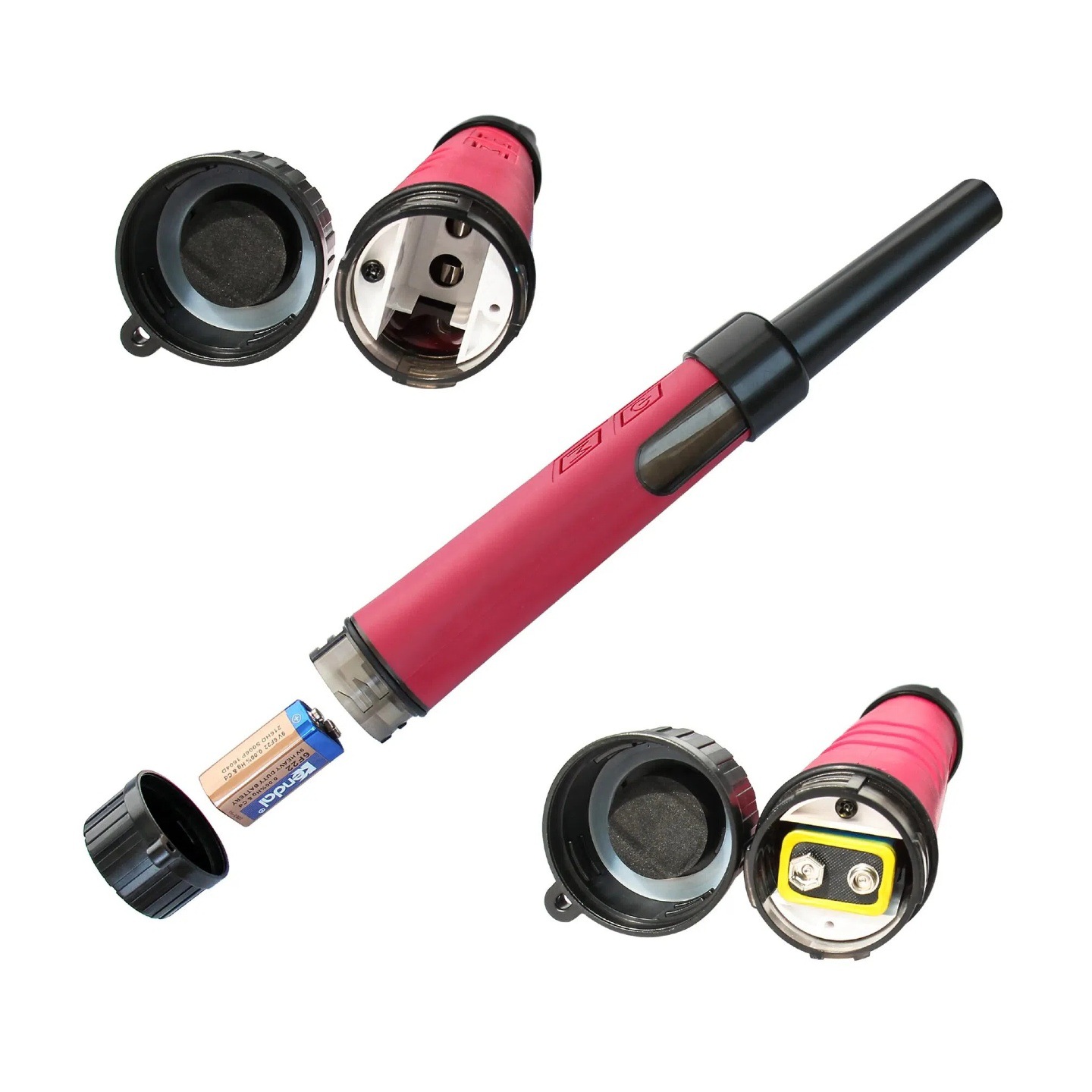 Md-880 Handheld Metal Detector Ip68 Fully Waterproof with Lcd Screen Underwater 6m Precision Pointer Locator Wand