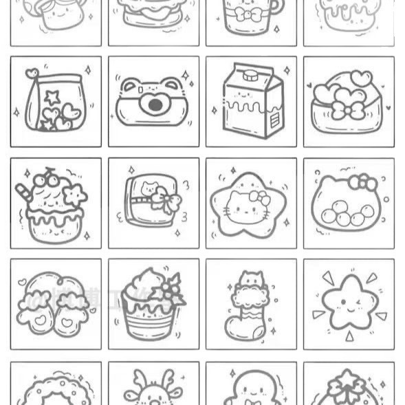 Line Drawing Sketch Pen Control Practice Drawing Sketch for Boredom Relief at Work Practice Tracing Drawings