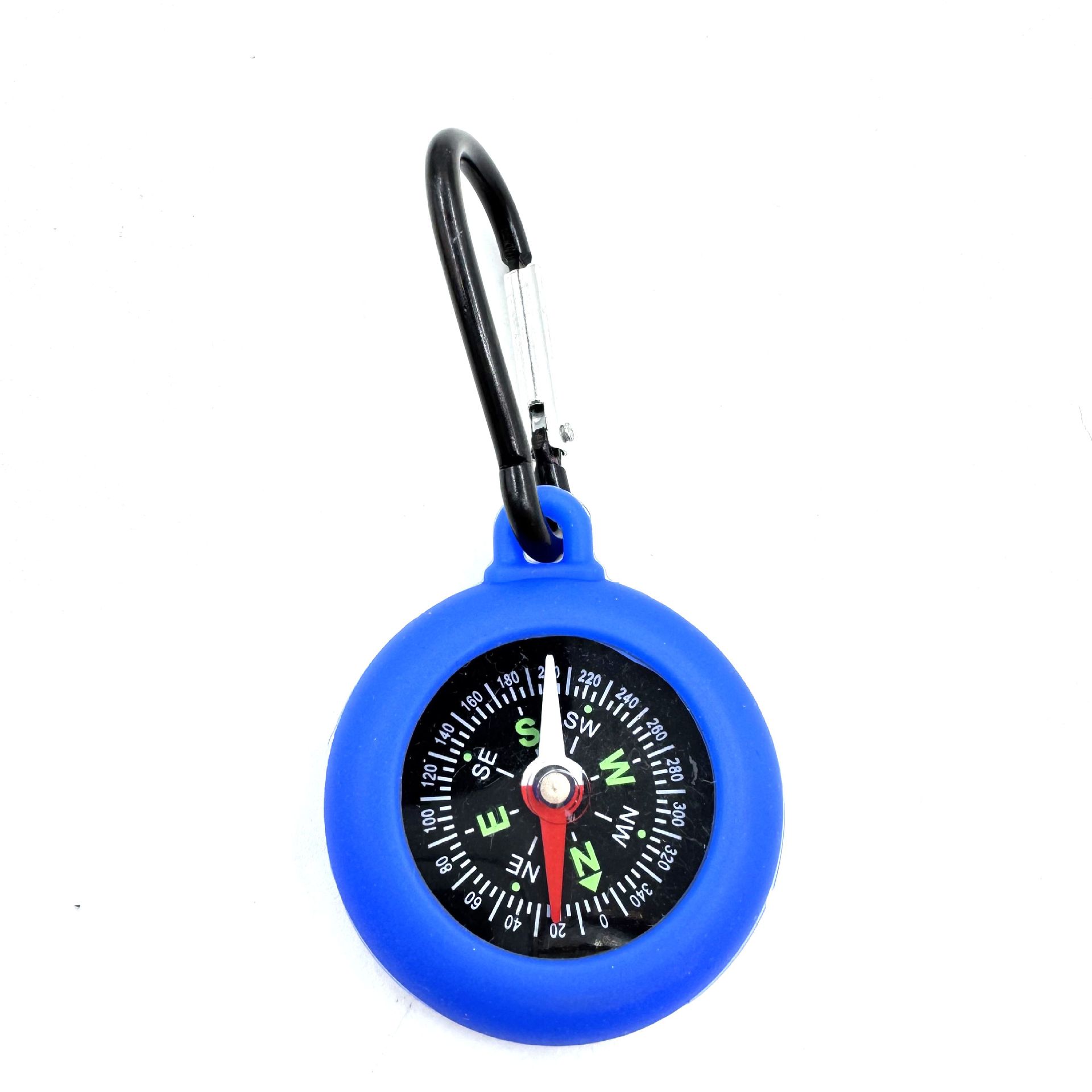 New Silicone Hanging Buckle Compass Mountaineering Buckle Hook Quick Hanging Compass for Outdoor Use