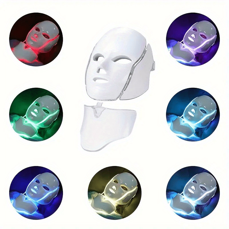 2026 New Cross-Border Dropshipping Colorful Led Light-Sensing Mask 7 Colorful Led Light-Sensing Mask Mask Cross-Border