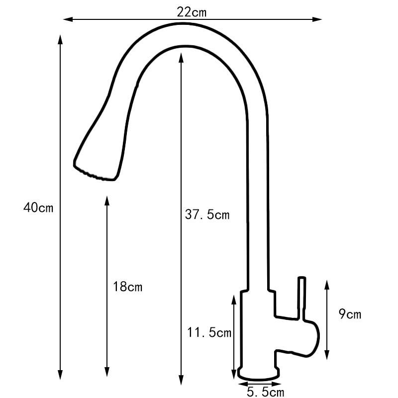 Cross-border 304 stainless steel pull-out faucet vegetable basin sink universal kitchen vegetable basin hot and cold faucet