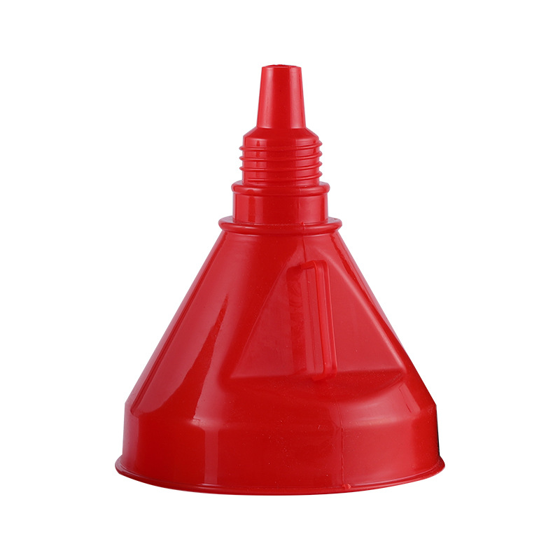 Factory direct supply car and motorcycle refueling funnel gasoline engine oil with strainer thickened plastic funnel 135mm black