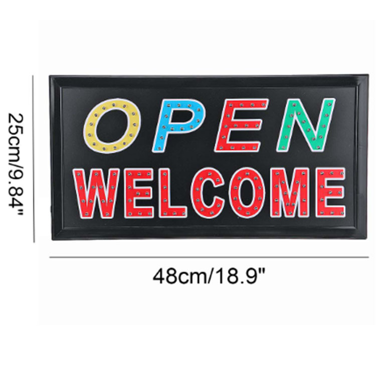 Foreign trade hot sale Photo LED Billboard led open sign board neon light-emitting shop recruitment Changliang