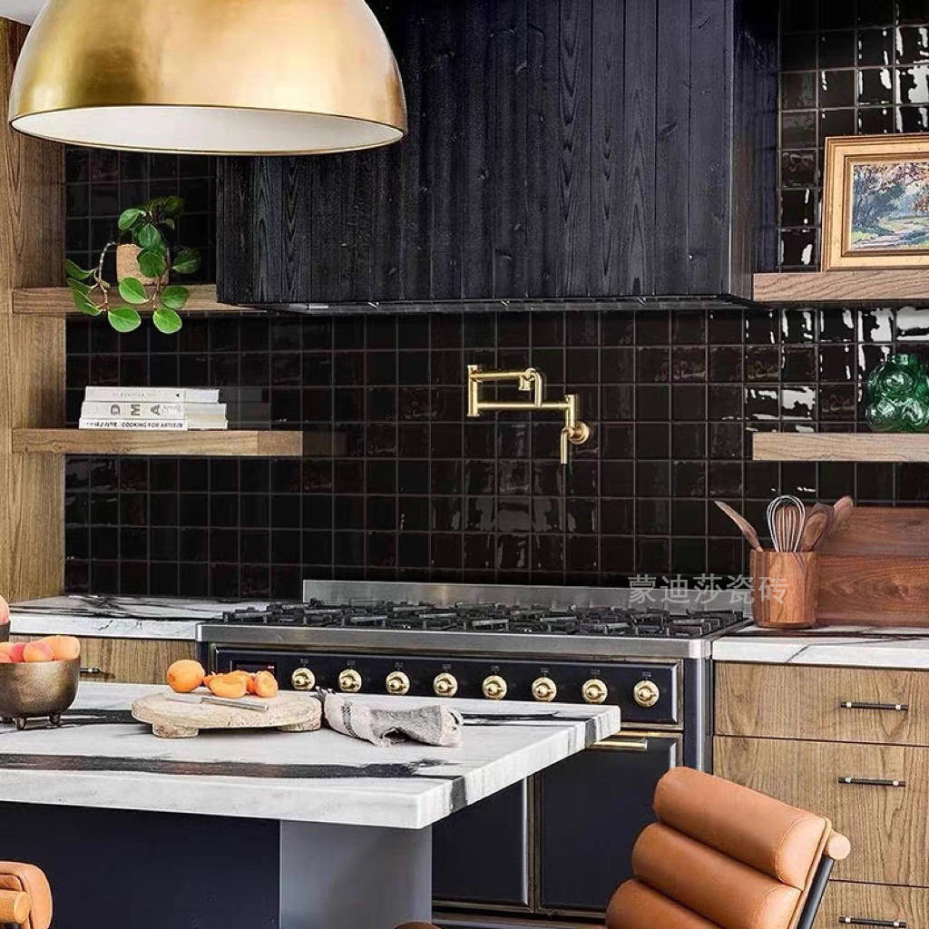 Dopamine Jelly Color Bathroom Tiles 100X100 Small Square Handmade Tiles Kitchen French Bathroom Wall Tiles