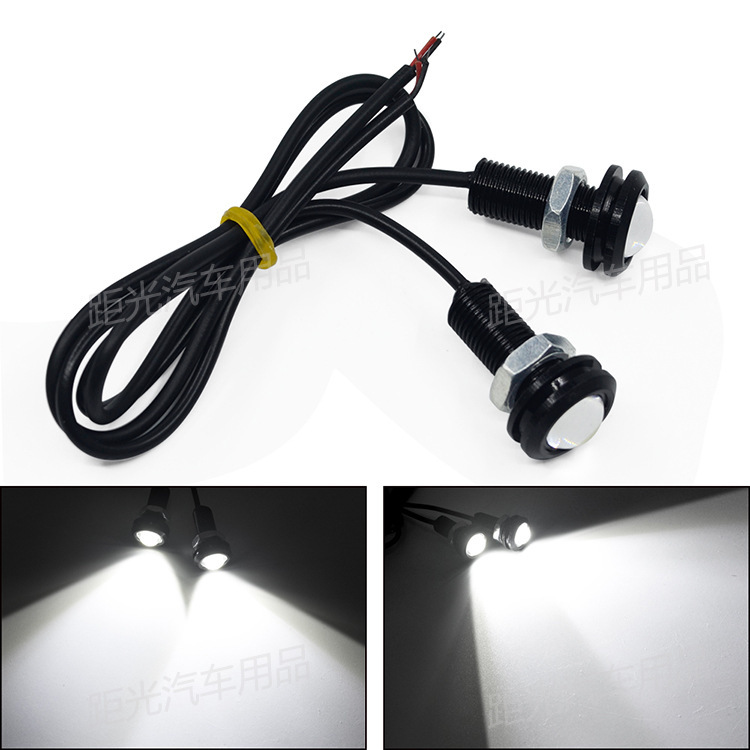 Светодиодный свет 18MM Eagle Eye, свет для заднего хода, модифицированный свет для мотоцикла