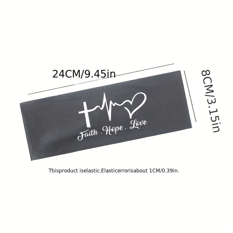 European and American Cross-border New Sunflower Pattern Printed Elastic Wide-brimmed Hair Band Pastoral Sports Yoga Headband