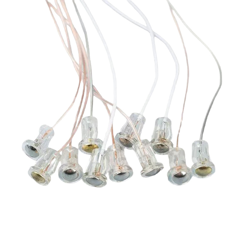 Zhongshan Lamps Can Light up Metal Touch Switch 8mm Transparent Touch Head Rechargeable Desk Lamp Internet Celebrity Touch Switch