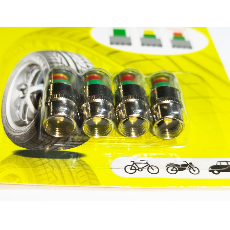 Original Car Tire Valve Cap Valve Cap Tire Pressure Monitoring Cap Air Pressure Warning Early Warning Valve Cap