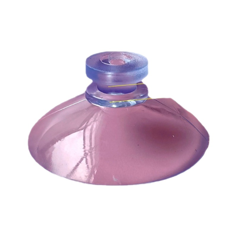 Pvc Glass Transparent Suction Cup Flat Tip Plastic Suction Cup 30mm High Temperature Resistant Silicone Vacuum Mushroom Head Suction Cup