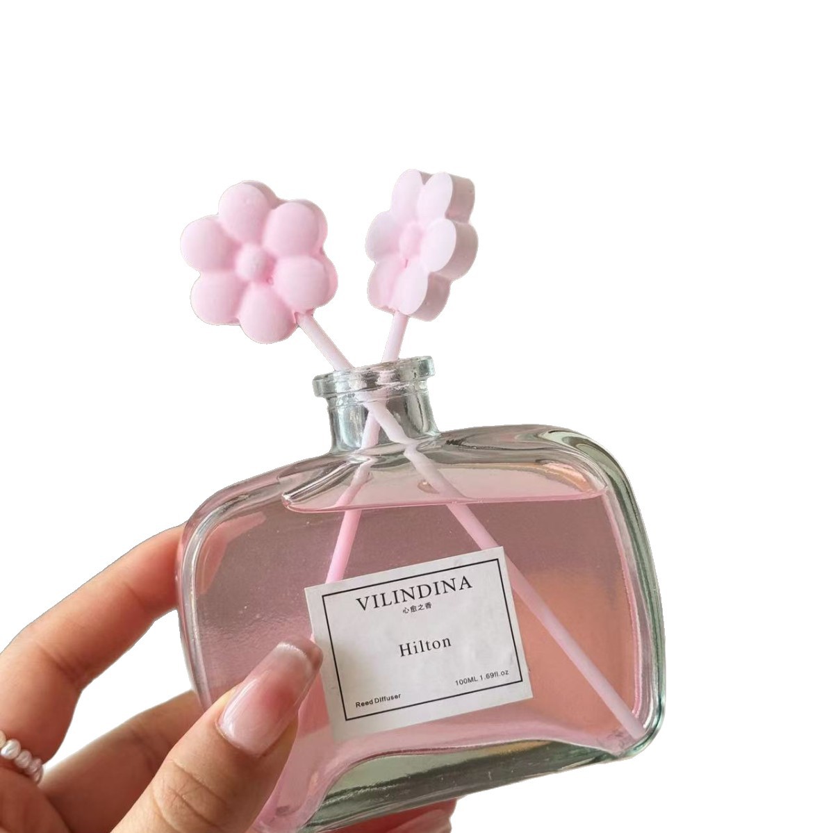 Peach Blossom Fireless Aromatherapy Set Diffusing Stone Set Aromatherapy Ornament Gift Box Home Bedroom Bathroom Fragrance Deodorization