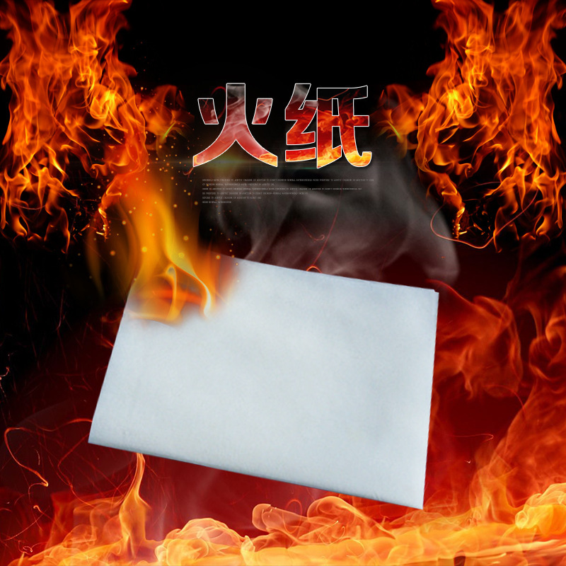 Fire Paper Magic Paper Flame Paper Ashless Paper Magic Props Rose Paper in Stock