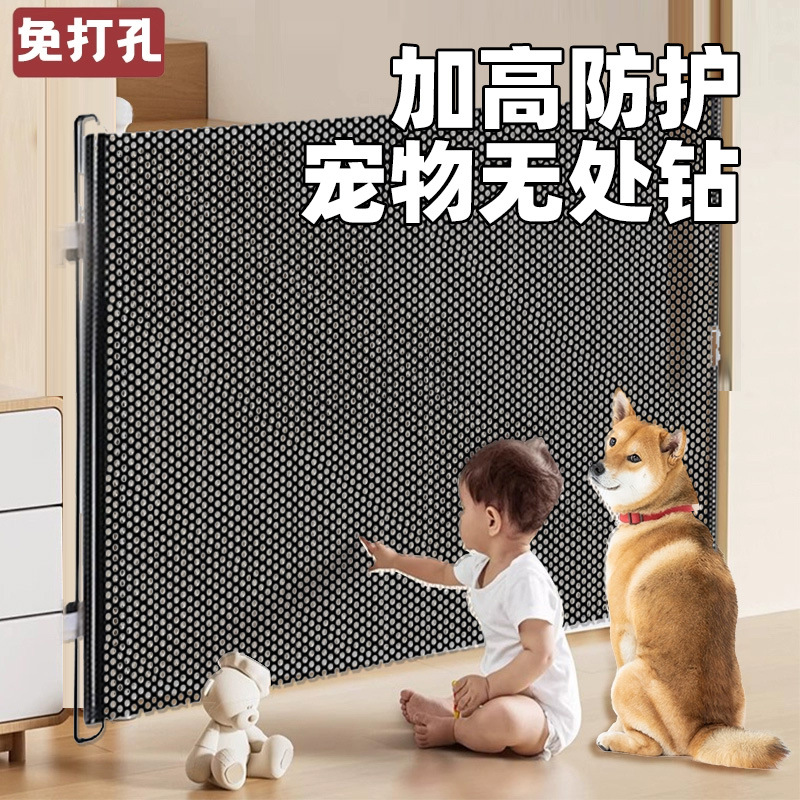 Забор для защиты от выбегания кошек, телескопический забор для домашних животных, анти-скачковая перегородка, дверь для кошек, блокировка двери для кошек