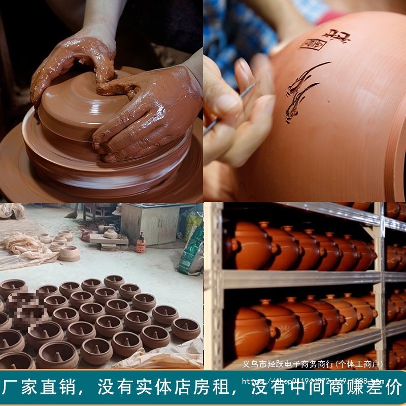 New Style Yunnan Jianshui Purple Pottery Steam Pot Chicken Steamer Household Anhydrous Steam Pot Gas Pot Chicken Ceramic Multi-Layer Night Sweat Pot