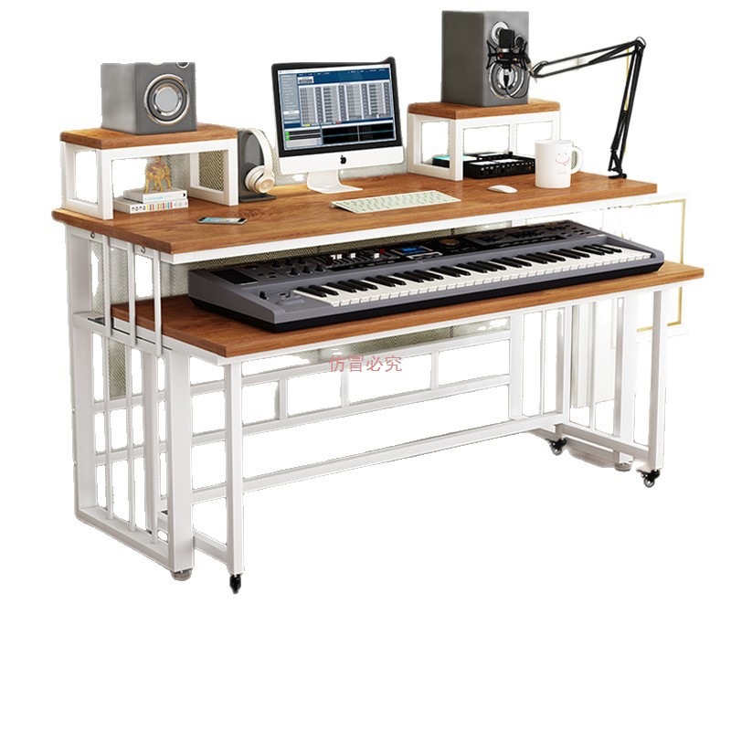 Light Luxury Arranger Workbench Digital Keyboard Table 88-Key Electric Piano Midi Keyboard Table Arranger Recording Synthesizer Table