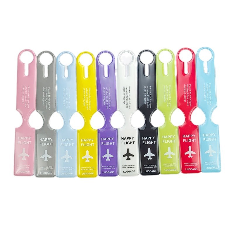 Support Pendant, Travel Trolley Case, Anti-Lost Label, Identification Tag, Airplane Boarding Tag, Pvc Luggage Tag