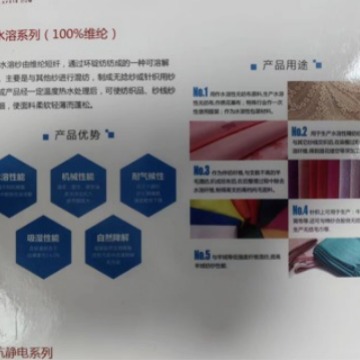 Textile Raw Material Yarn Jacquard Fabric Water Soluble Yarn