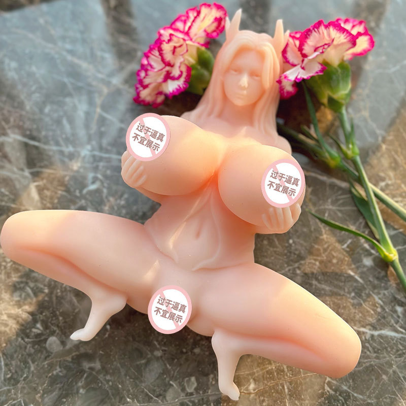 On behalf of the hair hand-made full-body doll aircraft cup animation famous device men's masturbation device two-dimensional inverted model entity doll simulation