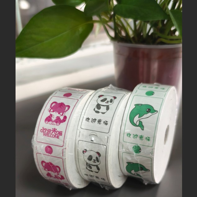 Печатаемая термальная рулонная бумага для лотерей для игровых автоматов в парке развлечений