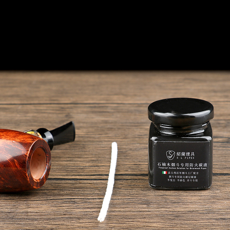 Shoelan Smoking Accessories 50ml Briar Pipe Special Fireproof Carbon Liquid Carbon Layer Coating Liquid Protection Against Burning and Blackening