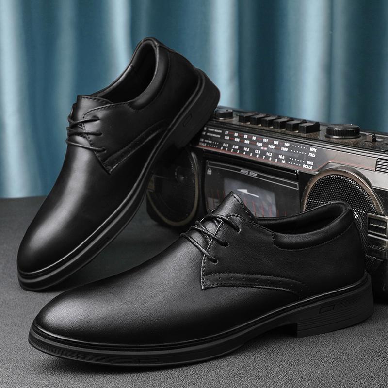 New Casual Shoes Genuine Leather Men's Trendy Casual Leather Shoes Business Shoes Large Size Shoes