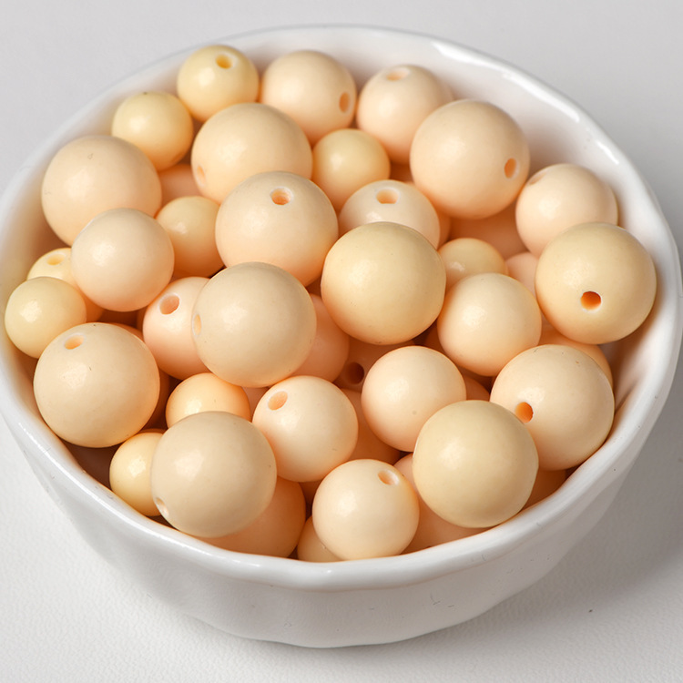 Ivory Fruit Round Beads Loose Beads Handmade DIY Bodhi Fruit Bracelet Bracelet with Beads Buddha Beads Accessories Handheld Accessories