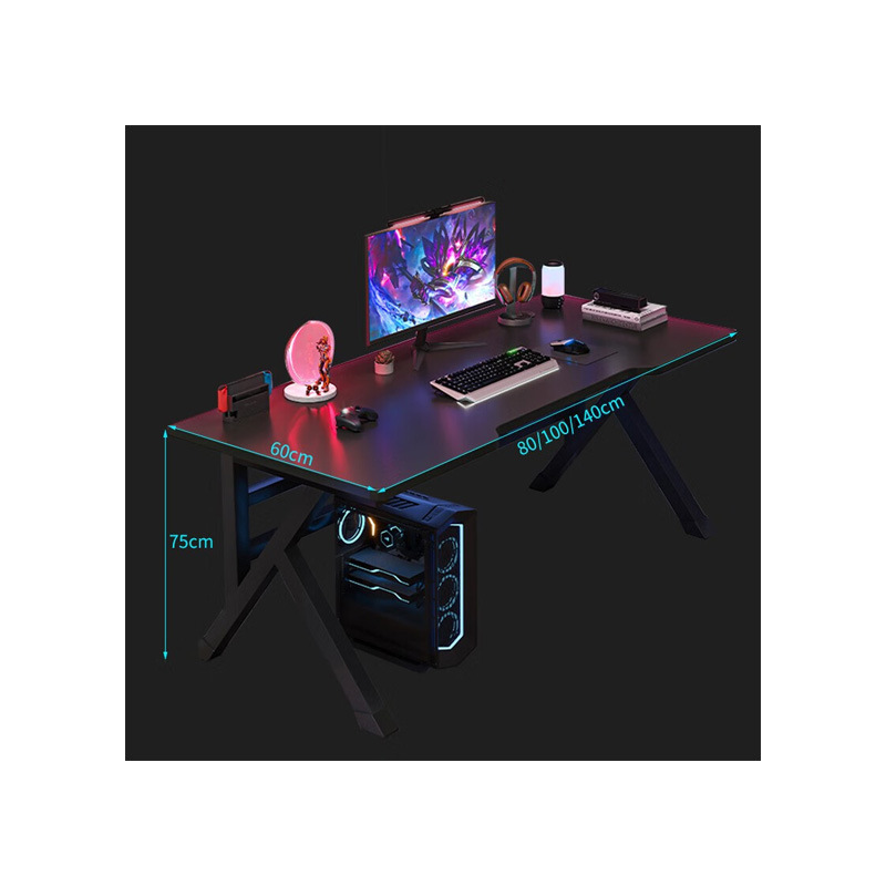 Desktop Computer Table Home E-Sports Table K-Shaped Table Double Office Table Game Table Bedroom Writing Table Game Table