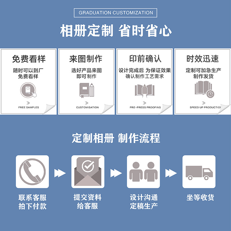 New Leather Graduation Album Acrylic Bronzing Cover Classmate Record University Kindergarten Graduation Album Album