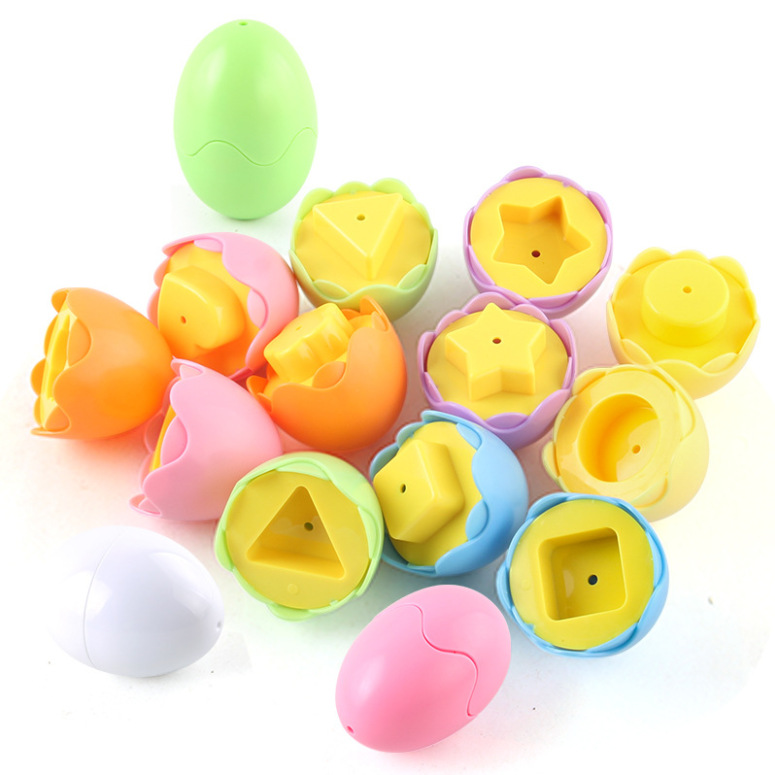 Children's Early Education Boxed Smart Egg Twisted Egg Shape Digital Color Pairing Advanced Training Cross-border Toys