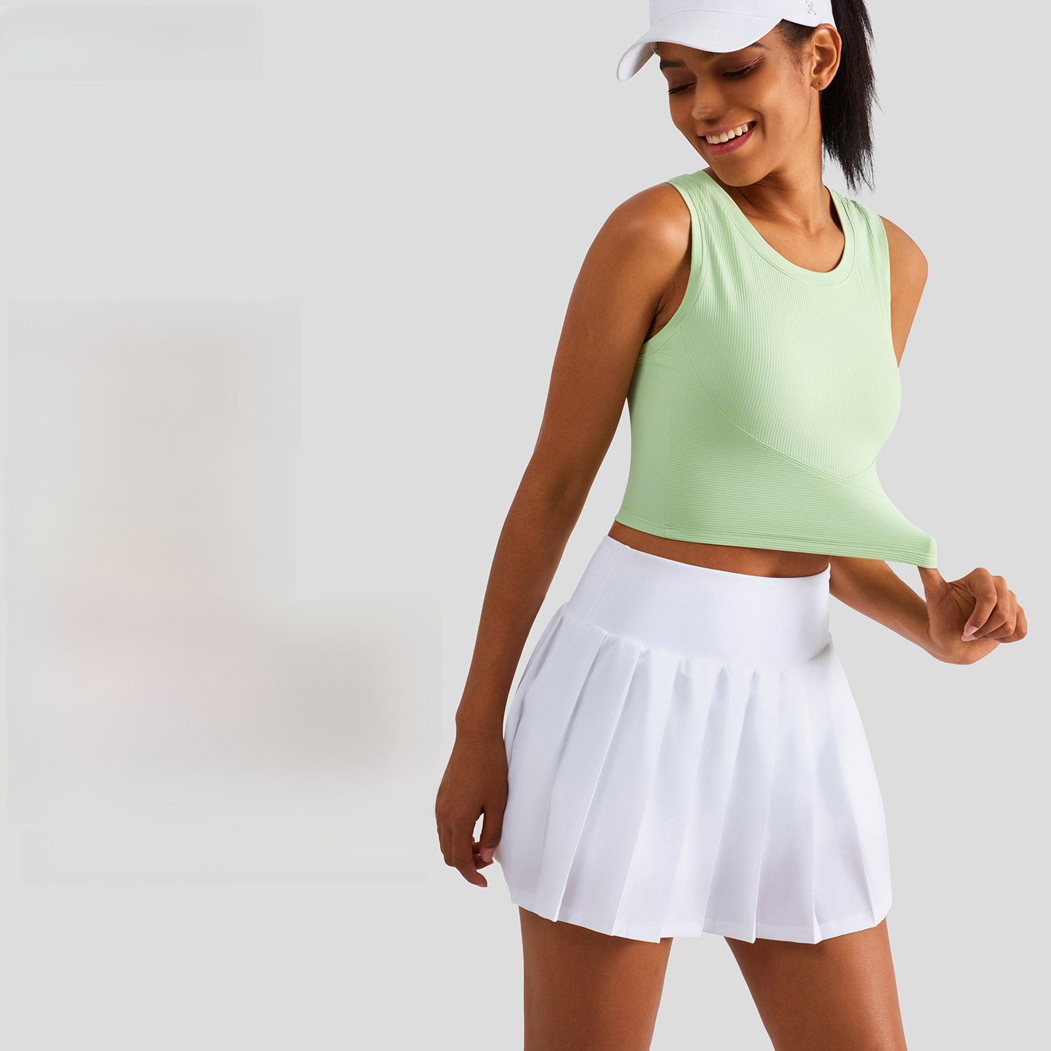 Aidu Fps Fixed Cup Sports Vest Integrated Tight-Fitting Fitness Bra Racerback Beautiful Back Yoga Underwear for Women