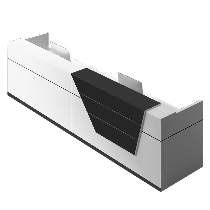 Modern Office Furniture Panel Cashier Reception Desk Front Desk Simple and Stylish Office Consultation Desk Service Desk Welcome Desk
