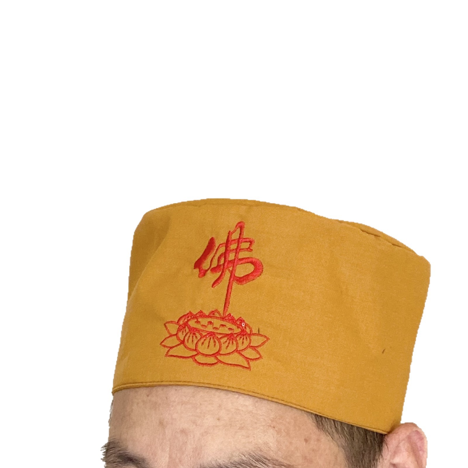 Buddhist Monk Hat for Summer, Monk Hat for Monks and Nuns, Hats for Men and Women to Worship Buddha