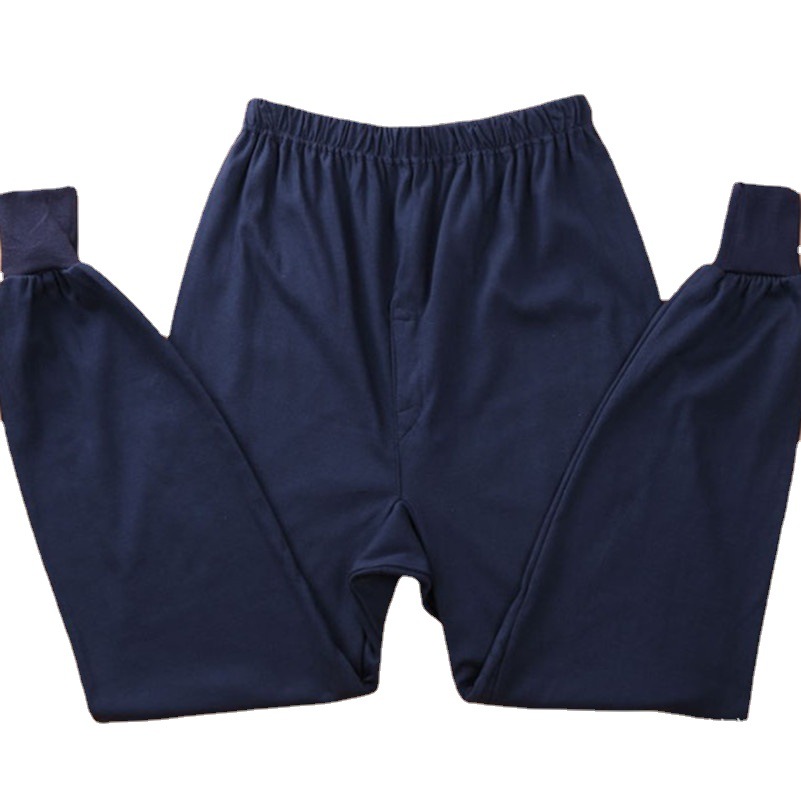 Factory Wholesale Cotton Thermal Pants for Middle-Aged and Elderly, Warm Underpants for Seniors, Plus-Size Thickened Cotton Thermal Pants
