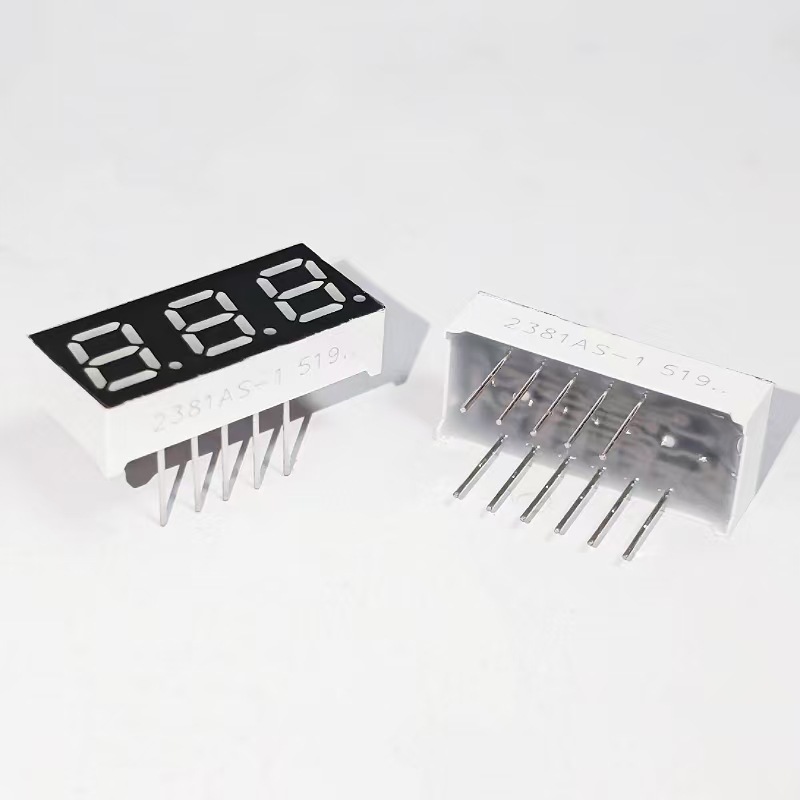 Factory direct supply 0.28 inch 3 digit digital tube display highlight red 2831AS total Yin 2831BS total Yang